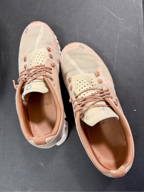 On Running Shoes - On Running Women's Sneakers in Blush Pink and Cream